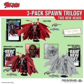 Spawn 3 - Pack Trilogy Set Mcfarlane Kickstarter Signed - Confirmed