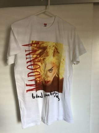 Vintage Madonna 1990 Blond Ambition Tour T Shirt Never Worn Xl Authentic