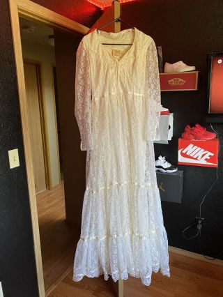 Gunne Sax Prairie Vintage Dress Size 13