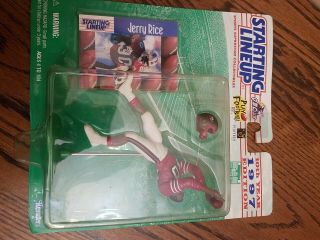 1997 Jerry Rice San Francisco 49ers Starting Lineup Figure In Package Slu