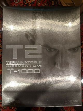 Hot Toys Mms129 Terminator 2 T2 Judgement Day T - 1000 - Complete -