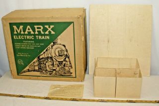 Marx 32355 Electric Train Set Box Only