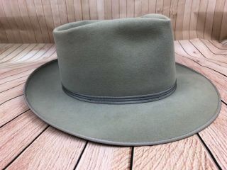 Vintage Men’s Alexander Hat Sagebrush With Hat Box Size 7 - 1/4 2