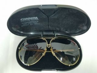 Vintage Carrera Porsche Design 5623 Gold Frame Austria Made Sunglasses