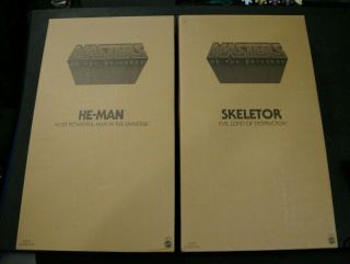 Motu Masters Of The Universe 12 " Giant He - Man & Skeletor Set Floor Models