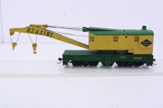 Athearn Ho Scale Reading 200 Ton Wrecking Crane Custom Decorated
