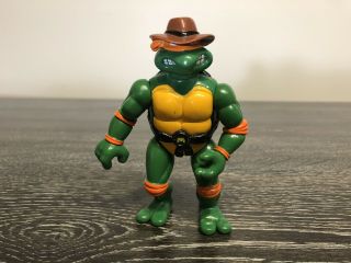 Vintage TMNT 1994 Holy Grail Undercover Michaelangelo Playmates With Weapons 2