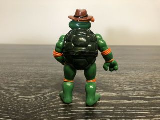 Vintage TMNT 1994 Holy Grail Undercover Michaelangelo Playmates With Weapons 4