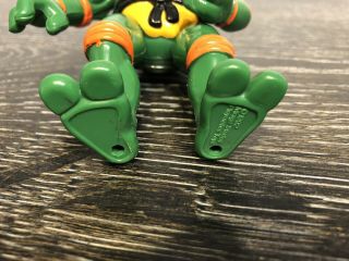 Vintage TMNT 1994 Holy Grail Undercover Michaelangelo Playmates With Weapons 6