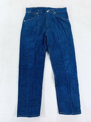 Vintage 60s 70s Wrangler Blue Bell Era Denim Jeans Mens Size 33/34x29