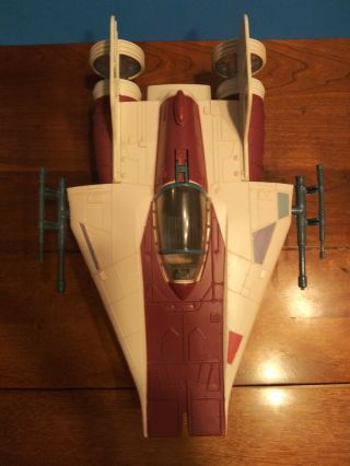 1985 Vintage Star Wars Kenner A - Wing Fighter/ Complete/ Great
