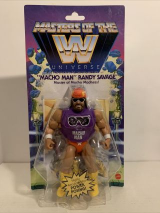 Masters Of The Wwe Universe Macho Man Randy Savage Series 2 Figure Mattel Mosc