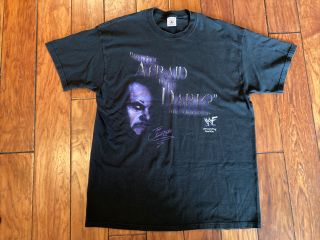 Vintage The Undertaker Wwf T - Shirt Xl Are You Afraid Of The Dark Double Side