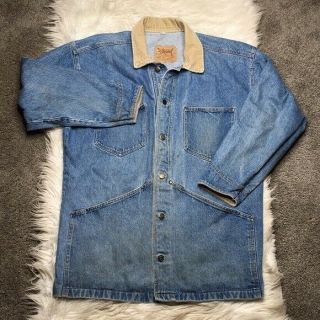 Stussy Vintage Denim Jacket Oversized L Large