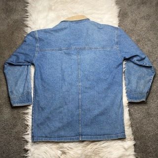 Stussy vintage denim jacket oversized L large 3