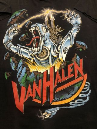 Vintage Van Halen Kicks Ass 1984 Rock Monster Authentic - Eddie Van Halen