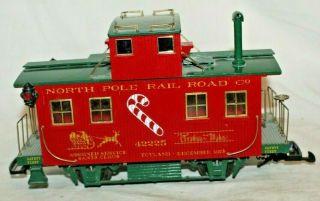 Cute Aristo - Craft North Pole Railroad Christmas Santa Claus Caboose G Lgb Gauge