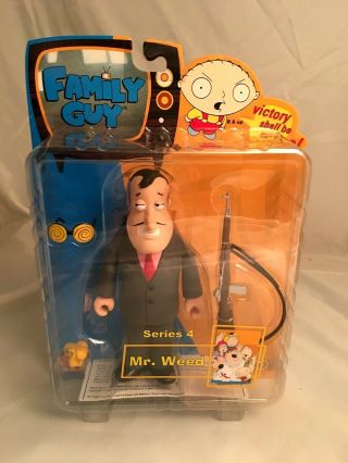 Family Guy Mr.  Weed Action Figure Pink Shirt Variant Mib Mezco Rare Toy Series 4