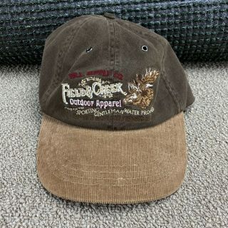 Polo Ralph Lauren Corduroy Hat Leather Strapback Cap Supply Co Moose Outdoor Vtg