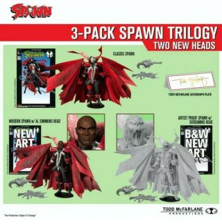 Spawn 3 - Pack Trilogy Set Mcfarlane Kickstarter Signed - Confirmed