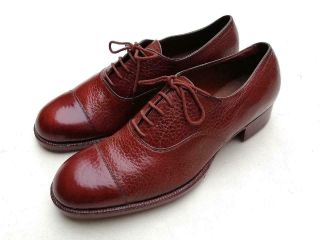John Lobb Vintage Tan Studded Walking/country/golf Shoes Uk 5,  Us 7,  Eu 37.  5