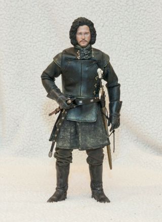 Threezero Game of Thrones Jon Snow and Ghost Exclusive Edition Figure with Extra 2