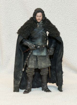 Threezero Game of Thrones Jon Snow and Ghost Exclusive Edition Figure with Extra 4