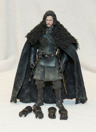 Threezero Game of Thrones Jon Snow and Ghost Exclusive Edition Figure with Extra 6
