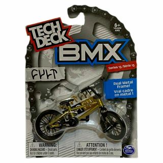 Tech Deck Bmx Metal Finger Bike Cult Metallic Gold Series 13