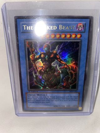 Yugioh The Masked Beast Lon - 001 Ultra Rare 1st Edition