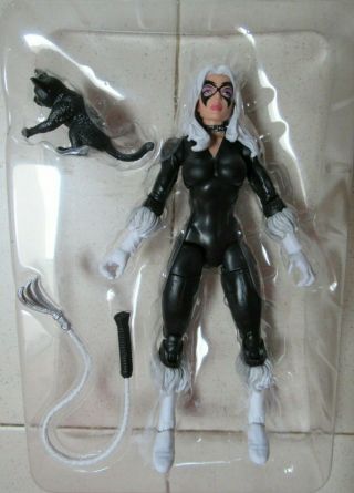 Marvel Legends Spiderman 6 " Inch Retro Vintage Figure Black Cat Loose