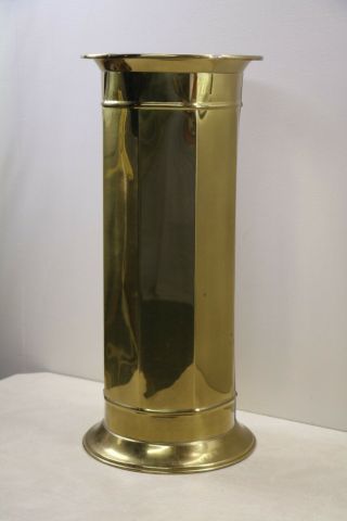 Vintage Solid Brass Walking Stick,  Cane,  Umbrella Stand Holder Display