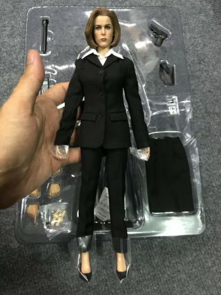 1/6 Scale Threezero The X - Files: Fbi Agent Dana Scully Action Figure 12 Inch