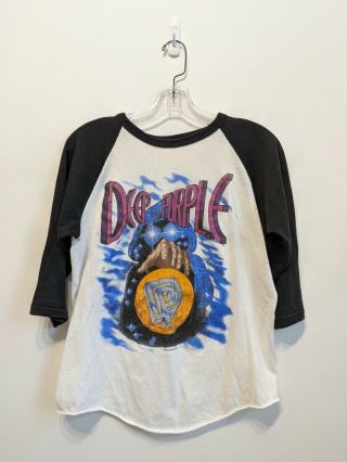 Deep Purple Perfect Strangers Tour Shirt Vintage T Shirt 80s 90s Large 1985
