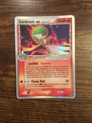 Pokémon Gardevoir Ex 93/101 Holo Ultra Rare,  Delta Dragon Frontiers Played