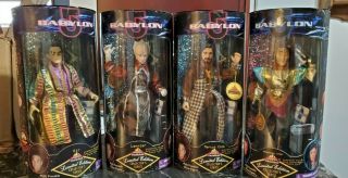 4 Different Babylon 5 Posable 10 " Action Figures Limited Edition