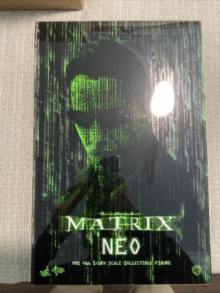 Hot Toys 1/6 Scale The Matrix Neo Action Figure,  Keanu Reeves,  Mms466,