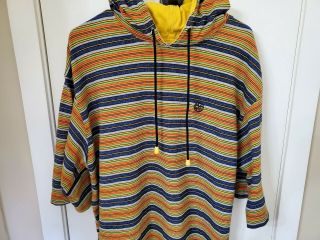 Vintage 90 ' s Cross Colours Hoodie T - shirt Hip Hop One Size Fits All - Rare 2