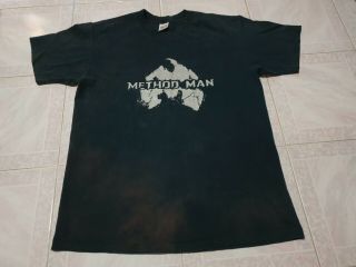Rare Vintage 1999 Wutang Method Man Hard Knock Life Tour T Shirt Rap Tee Hip Hop