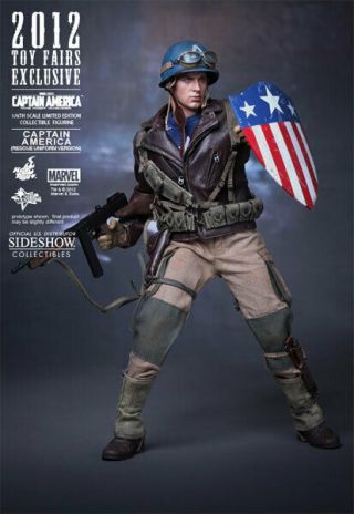 Hot Toys Marvel Captain America War Rescue Uniform Version Toy Fair Exclusive
