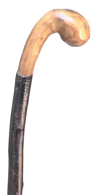 Vintage Antique Irish Blackthorn Shillelagh Swagger Knob Walking Stick Cane Old