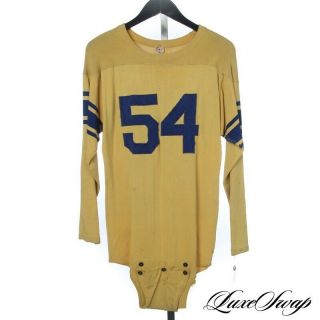 Archival Vintage 1940s General Athletic Products 54 Fight Strap Football Jersey