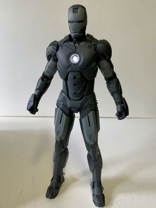 Sideshow Exclusive Hot Toys Iron Man 2 Mark Iv Secret Project 1/6th Scale Fig