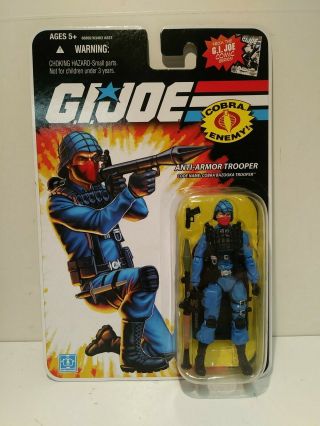Gi Joe Cobra Anti - Armor Bazooka Trooper Action Figure 25th Anniversary 2008