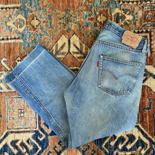 Vtg 70s Levis 501 Redlines Selvedge Denim Jeans Cut Offs Made In Usa Size 36x32