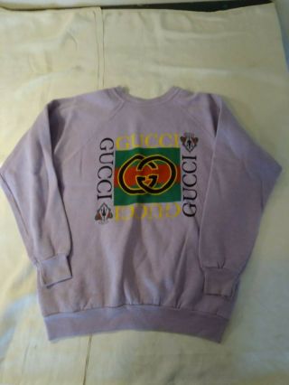 Vintage 90s Bootleg Gucci Logo Crewneck Sweatshirt