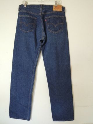 Vintage 1990s USA MADE Levi ' s 501 Jeans Tag Size 36 X 36 2