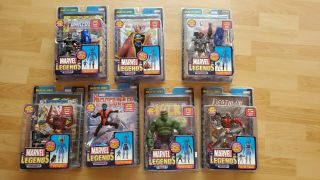Marvel Legends Toybiz Baf Galactus Series Complete Set W/ Variants
