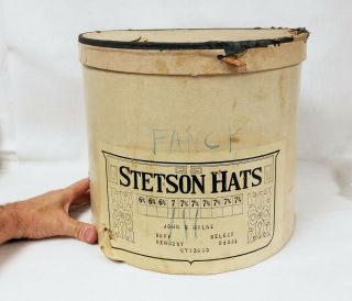 Antique Stetson Hat Box