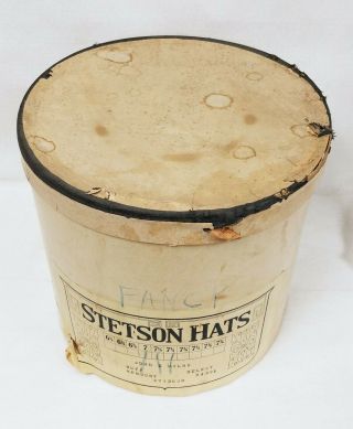 Antique STETSON Hat Box 2
